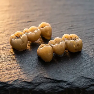 Dental gold crowns