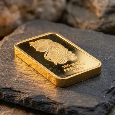 100g gold bar (PAMP)